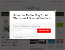 Tablet Screenshot of pixel2pixeldesign.com